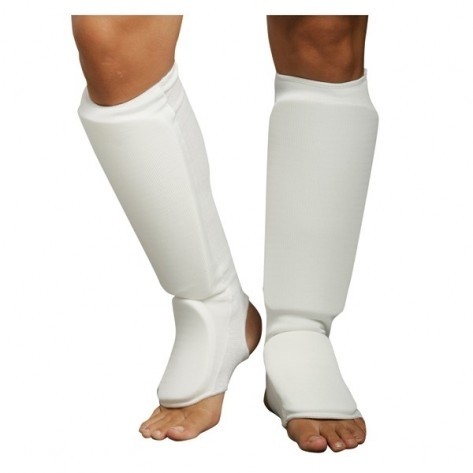 Martial Arts Shin & Instep Protector, White