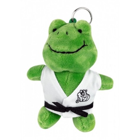 Plush Martial Arts Frog Keychain