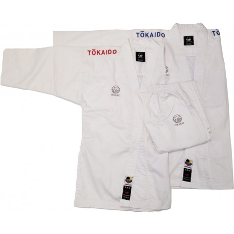 Tokaido Kumite Master Jacket with Red and Blue WKF Shoulder Emboidery
