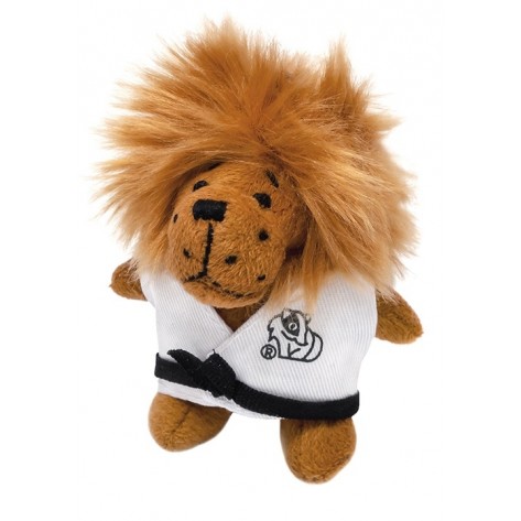 Plush Martial Arts Lion Keychain