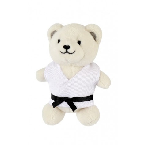Plush Martial Arts Polar Bear Keychain