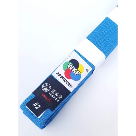 Tokaido Karate Elite WKF Sky Blue Belt