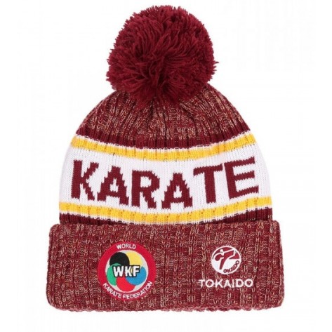 Tokaido Karate WKF Red Winter Beanie