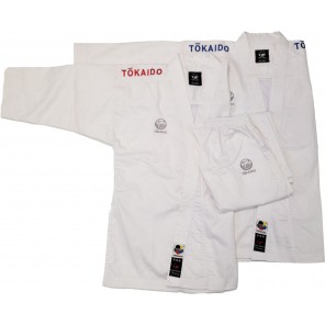 Tokaido WKF Kumite Master Gi set with Shoulder embroidery 