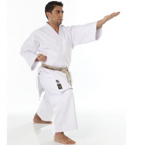 Tokaido Karate WKF Kata Gi, 14oz, Japanese Cut - Kata Master Gold Uniform