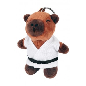 Plush Martial Arts Capybara Keychain