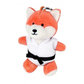 Plush Martial Arts Fox Keychain