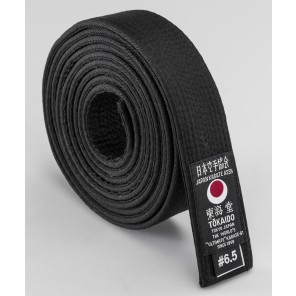 Fully Customised Tokaido Embroidered Standard Black Belt 