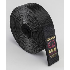 Fully Customized Tokaido Embroidered Japanese black Belt