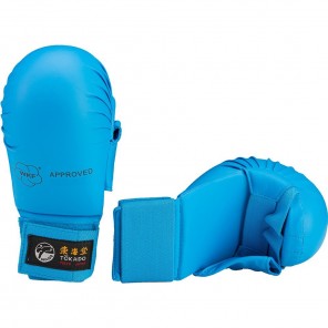 Tokaido Karate WKF Sparring Gloves Blue with Thumb